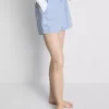 Cotton denim jogger shorts