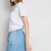 Cotton denim jogger shorts