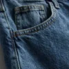 Cotton denim jorts