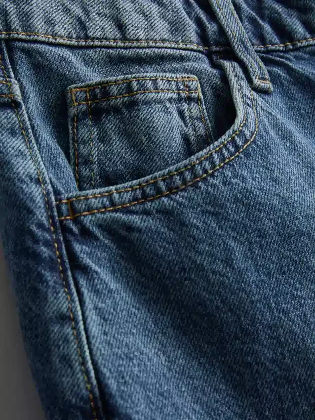 Cotton denim jorts
