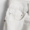 Cotton denim mini shorts