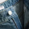 Cotton denim mini shorts