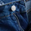 Cotton denim mini skirt