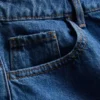 Cotton denim mini skirt