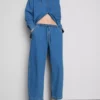 Cotton denim tapered jogger jeans