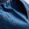 Cotton denim tapered jogger jeans