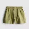 Cotton denim utility shorts
