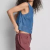 Cotton drawstring beaded casual shorts