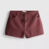 Cotton drawstring beaded casual shorts