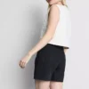 Cotton front-pocket cropped vest