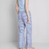 Cotton gingham pajama pants