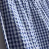 Cotton gingham pajama pants