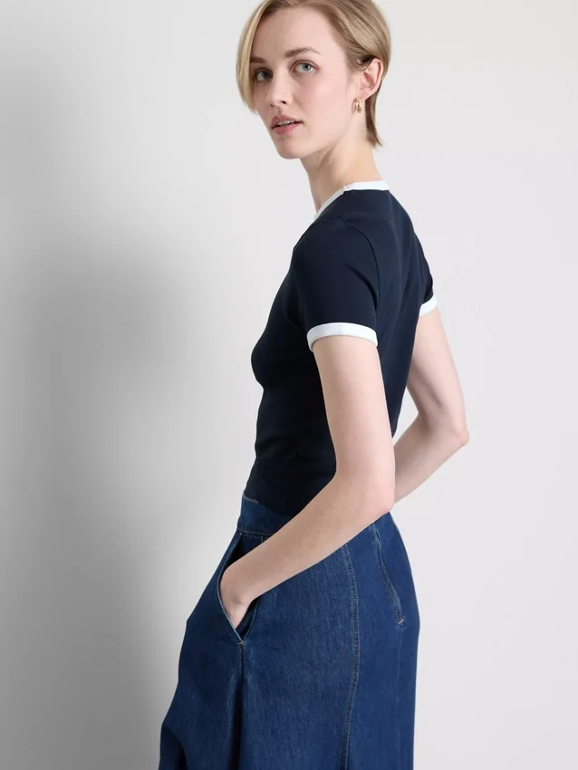 Cotton graphic baby tee