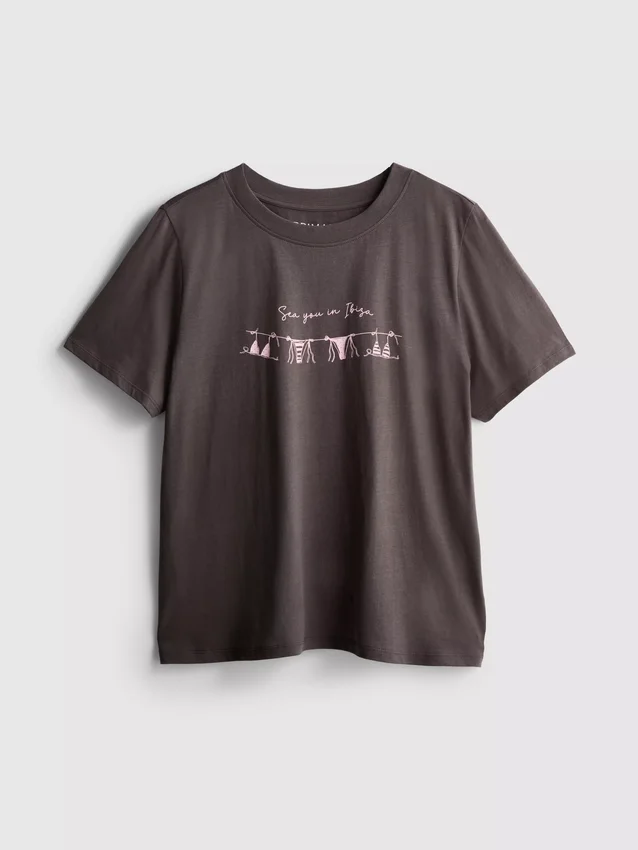 Cotton graphic short sleeve tee