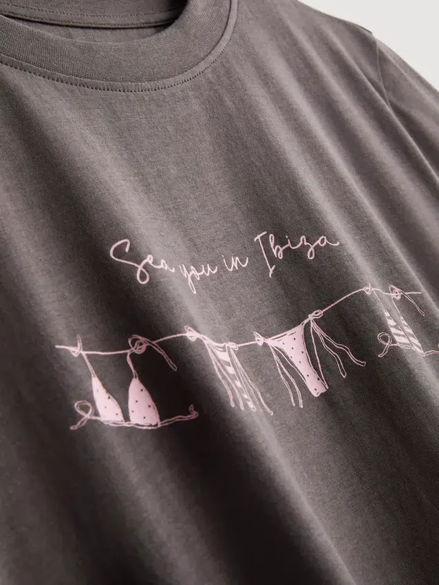 Cotton graphic short sleeve tee