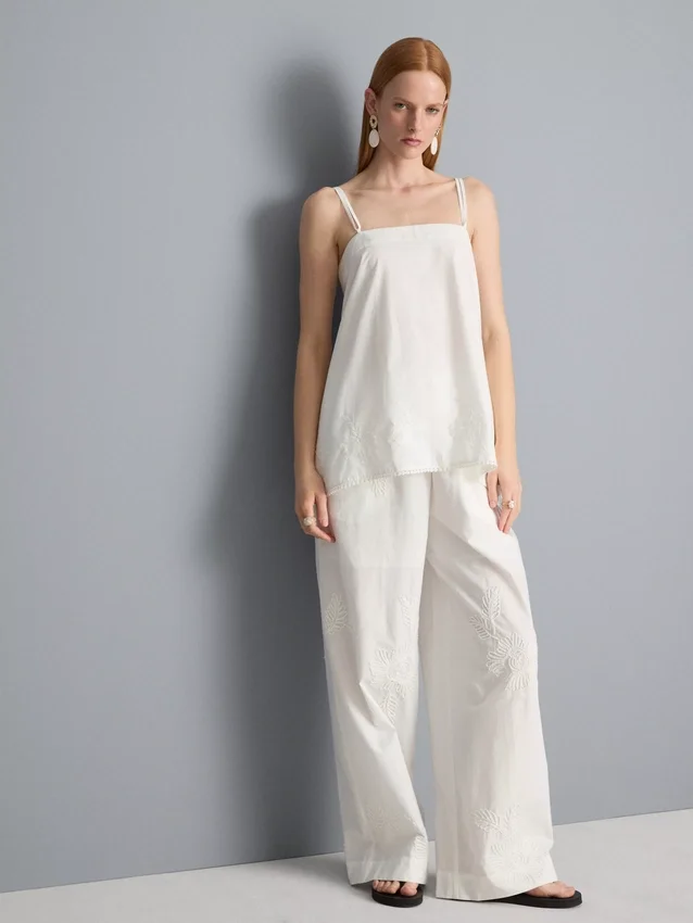 Cotton hanky hem cami top