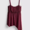 Cotton hanky hem cami top