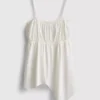 Cotton hanky hem cami top