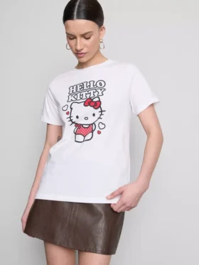 Cotton hello kitty graphic tee