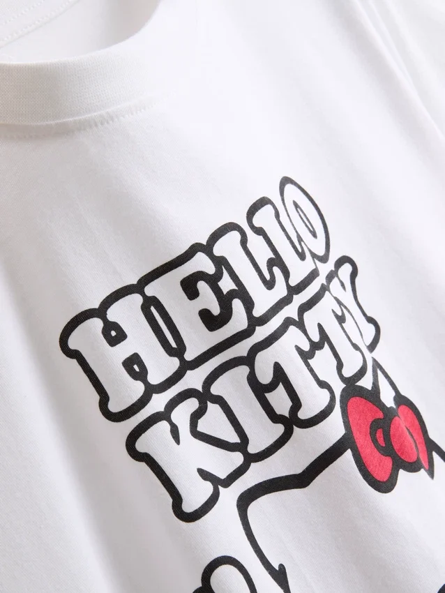 Cotton hello kitty graphic tee