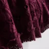 Cotton high waisted embroidered shorts