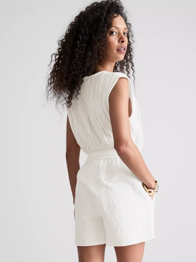 Cotton muslin shorts
