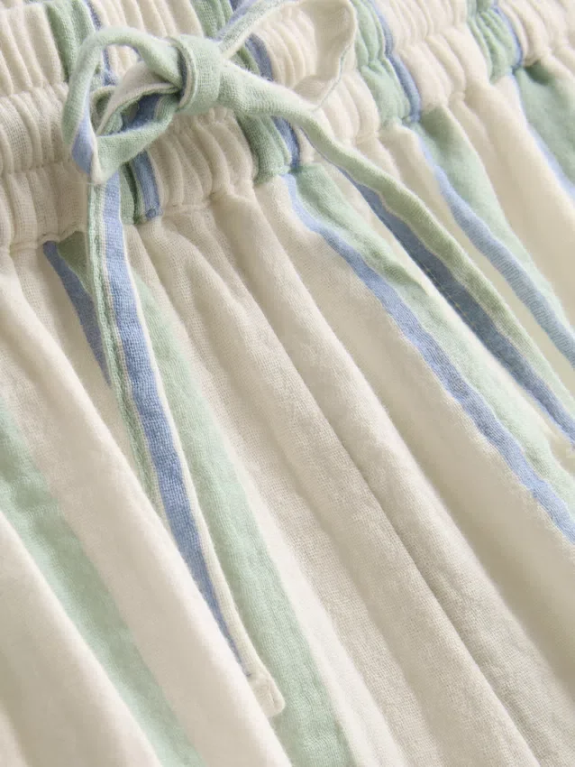 Cotton muslin shorts