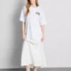 Cotton oversized graphic boyfriend tee