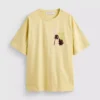 Cotton oversized graphic boyfriend tee