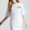 Cotton oversized graphic boyfriend tee