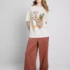 Cotton oversized old fashioned tee