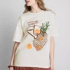 Cotton oversized old fashioned tee