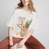 Cotton oversized old fashioned tee