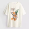 Cotton oversized old fashioned tee