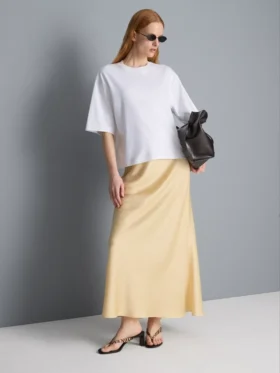 Cotton oversized tee