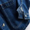 Cotton patch pocket denim jacket