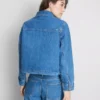 Cotton patch pocket denim jacket