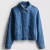 Cotton patch pocket denim jacket