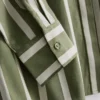 Cotton poplin striped shirt