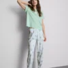 Cotton printed pajamas