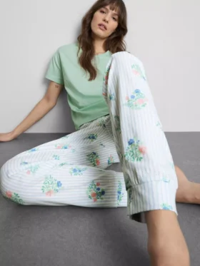 Cotton printed pajamas
