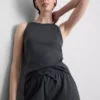 Cotton racerback tank top