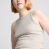 Cotton racerback tank top
