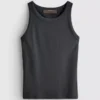 Cotton racerback tank top