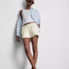 Cotton relaxed drawstring shorts