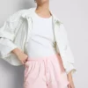 Cotton relaxed drawstring shorts