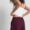 Cotton relaxed drawstring shorts