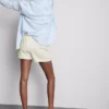 Cotton relaxed drawstring shorts