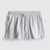 Cotton relaxed drawstring shorts