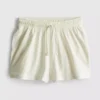 Cotton relaxed drawstring shorts